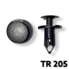 TR205 - 25 or 100 / GM Rocker Panel Push Type Retainer (5/16" Hole)